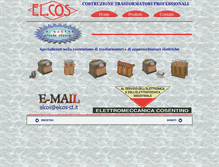Tablet Screenshot of elcos-ct.it